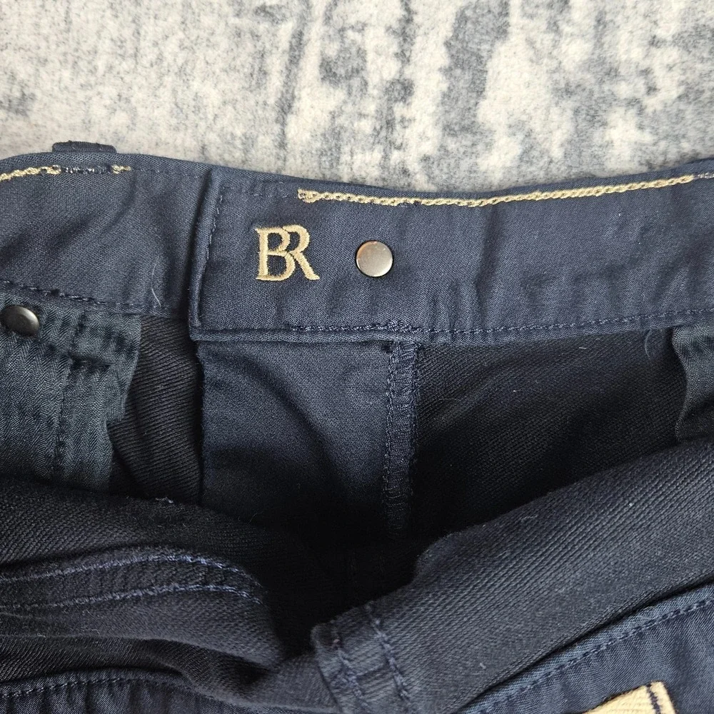Banana Republic Travel Jean Mens 33x32 Slim Fit Navy Blue Cotton Stretch Pants
